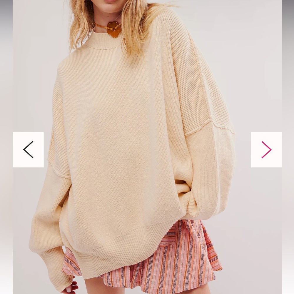 FREE PEOPLE Easy Street Tunic in Cream